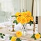 Artificial Yellow Flowers 30PCS Real Touch Fake Flowers Soft Foam Roses (Yellow) 3"D x 3"W x 7"H
